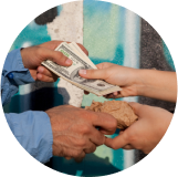 La persona invierte la mayor parte de su tiempo