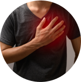 Dolor torácico o dolor de pecho en forma