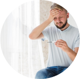 Tienes fiebre de 39º C o más