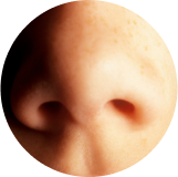 Disminución del sentido del olfato