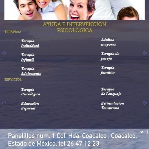 Consultorio De Psicologia Cet My Baby Lider, Psicólogo en Coacalco de Berriozábal | Agenda una cita online