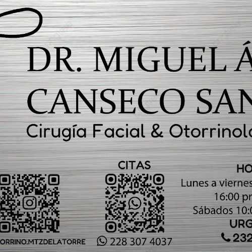 Dr. Miguel Angel Canseco Santiago, Otorrinolaringólogo en Martínez de la Torre | Agenda una cita online