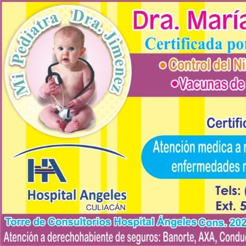 Maria Antonia Jimenez Lopez, Pediatra en Culiacán Rosales | Agenda una cita online