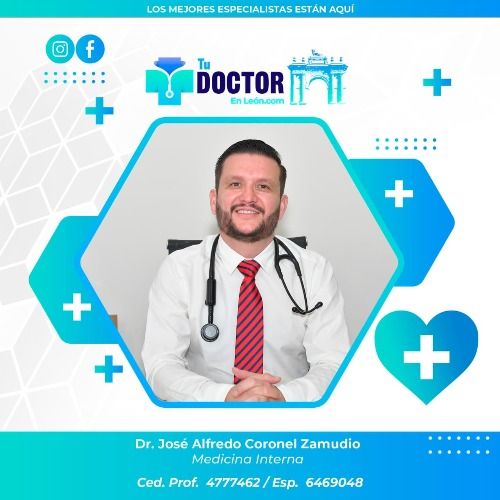 José Alfredo Coronel Zamudio, Médico Internista en Santiago de Querétaro | Agenda una cita online
