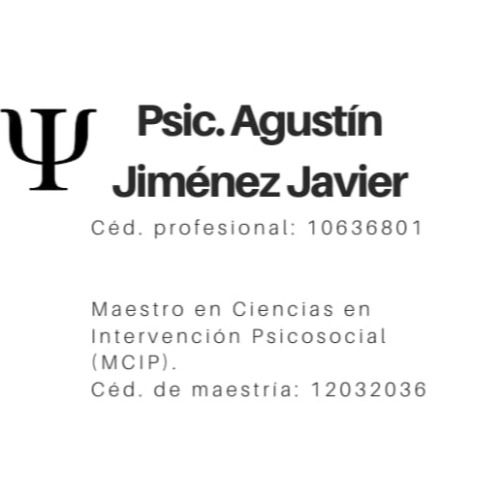 Agustín Jiménez Javier, Psicólogo en Pesquería | Agenda una cita online