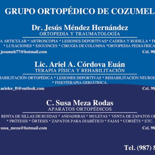 Jesus Mendez Hernandez, Ortopedista en Cozumel | Agenda una cita online