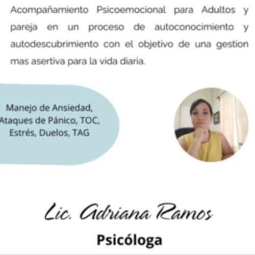 Adriana Ramos, Psicólogo en Monterrey | Agenda una cita online