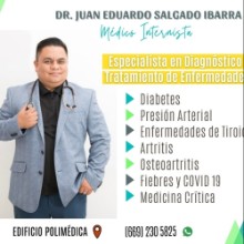 Eduardo Salgado Ibarra, Médico Internista en Mazatlán | Agenda una cita online