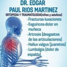Dr. Edgar Paúl Ríos Martínez, Ortopedista en Solidaridad | Agenda una cita online