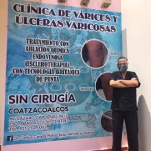 Carlos Clemente Caraza Martínez, Angiologo en Coatzacoalcos | Agenda una cita online