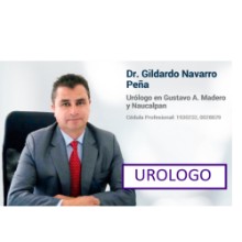 Gildardo Navarro Peña, Urólogo en Gustavo A. Madero | Agenda una cita online