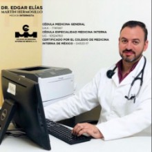 Edgar Elías Martín Hermosillo, Médico Internista en Aguascalientes | Agenda una cita online