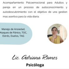 Adriana Ramos, Psicólogo en Monterrey | Agenda una cita online